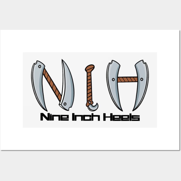 Nine Inch Heels Wall Art by Skitz0j0e